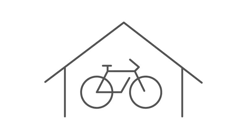 Icon für Fahrrad Parkplatz